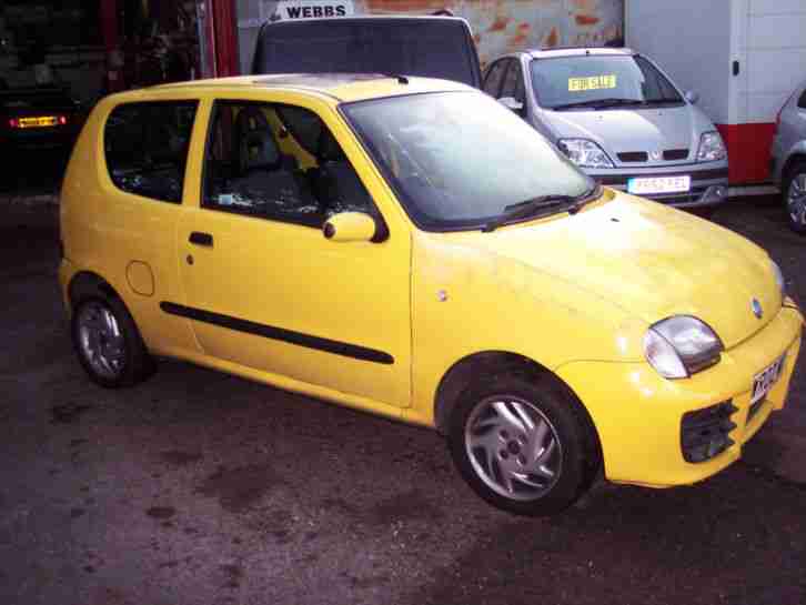 2002 02 FIAT SEICENTO SPORTING SPARES OR REPAIRS