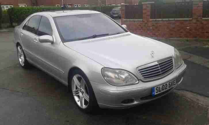 2002 02 MERCEDES S320 CDI AUTO SILVER LOOKS