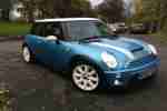 2002 02 COOPER S BLUE LEATHER XENON