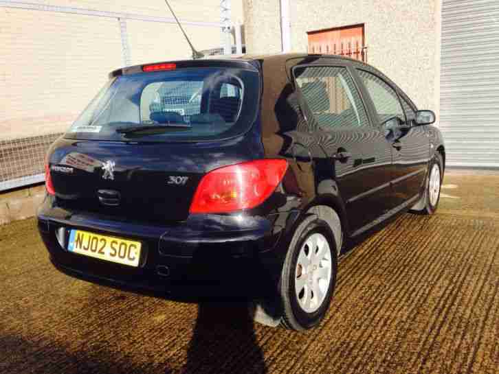 2002/02 PEUGEOT 307 RAPIER 1.6 BLACK 5 DOOR 107K 12 MONTHS MOT FOR SALE