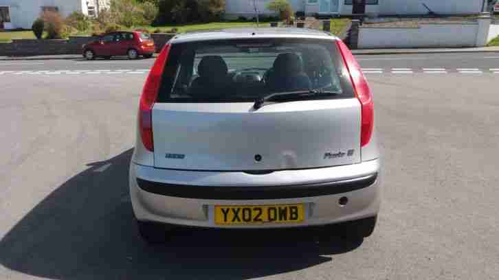 2002 02 PLATE FIAT PUNTO 1.2 PETROL ELX AUTOMATIC SPEEDGEAR SILVER 12 MONTHS MOT