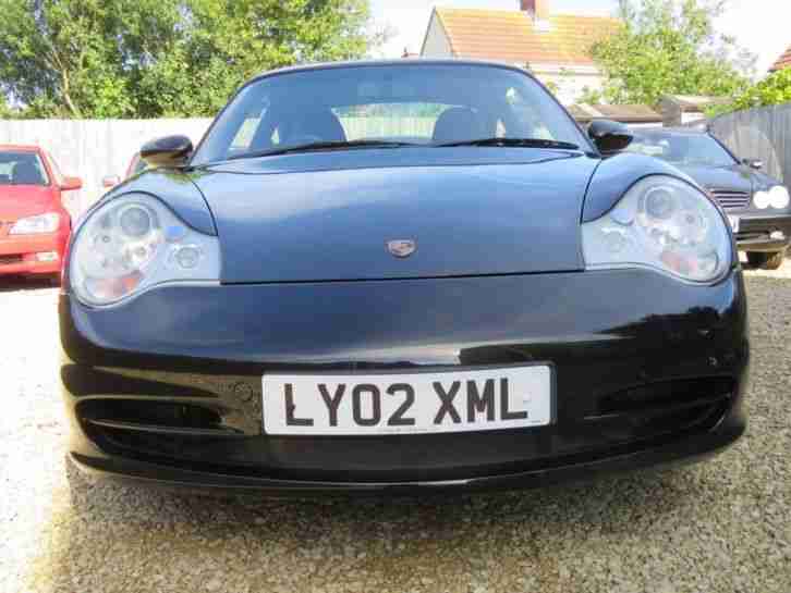2002 02 PORSCHE 911 996 CARRERA 4 MANUAL 6 SPEED METALLIC BLACK FSH LOW MILEAGE