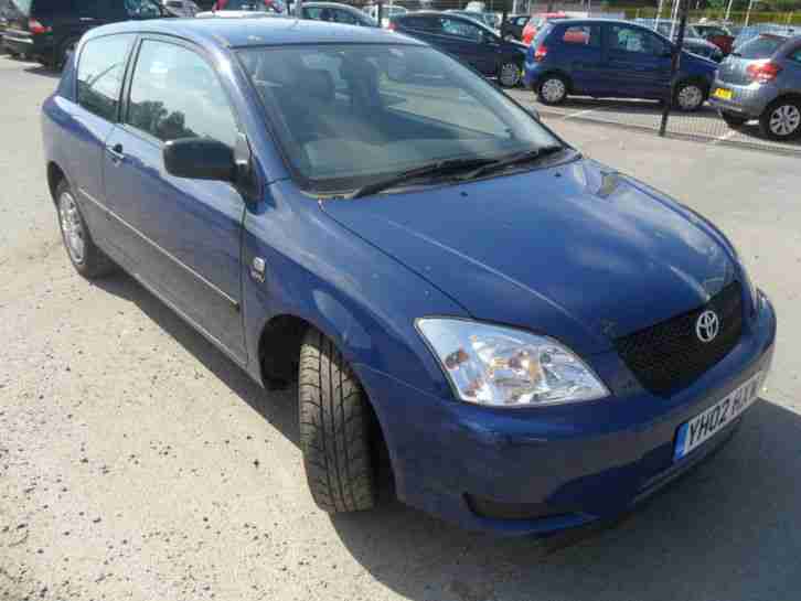 2002 (02) TOYOTA COROLLA T2 1.4 VVTI BLUE