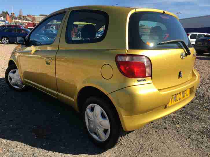 2002 02 Toyota Yaris 1.0 16v VVTi GLS 3DOOR 998CC 67k miles fsh