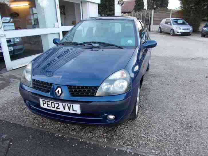 2002 02reg Renault Clio 1.2 16v Extreme