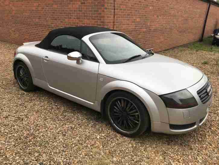 2002 51 AUDI TT 225 ROADSTER 1.8T CONVERTIBLE RUNS DRIVES WELL SPARES OR REPAIRS