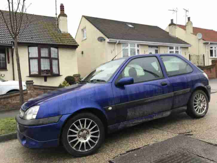 2002 51 FORD FIESTA ZETEC S PERFORMANCE BLUE 88000 miles NO RESERVE