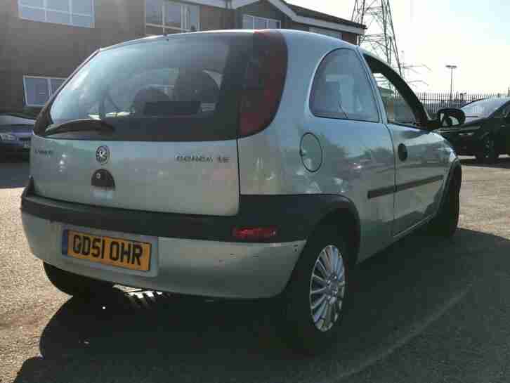 2002/51 REG Vauxhall Corsa 1.2i 16v Club MOT 2020 FSH
