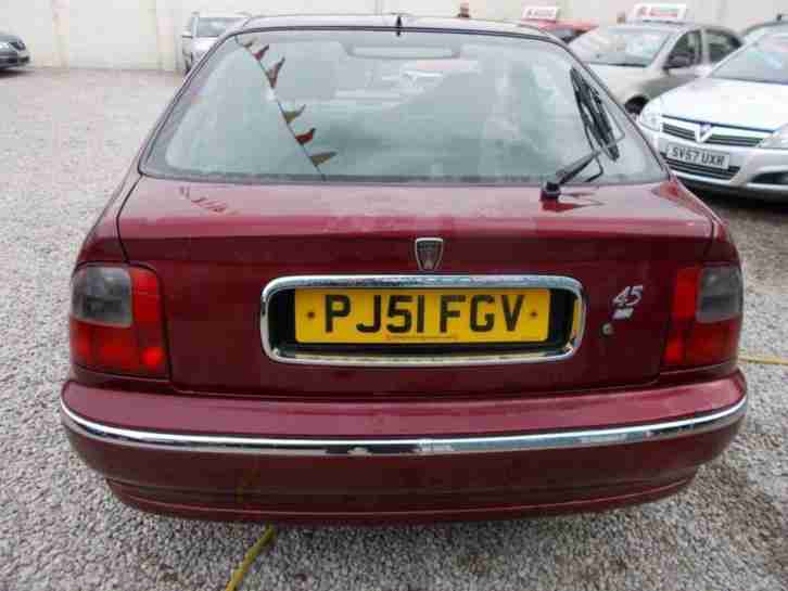 2002 51 ROVER 45 1.4 IMPRESSION 2 5D 102 BHP