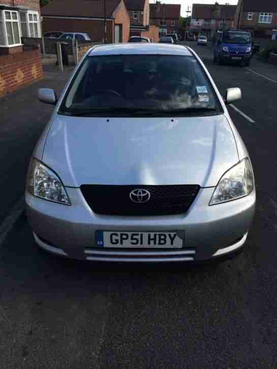 2002 (51 Reg) TOYOTA COROLLA T3 D4D FSH MOT 2016 2 PRE OWNERS