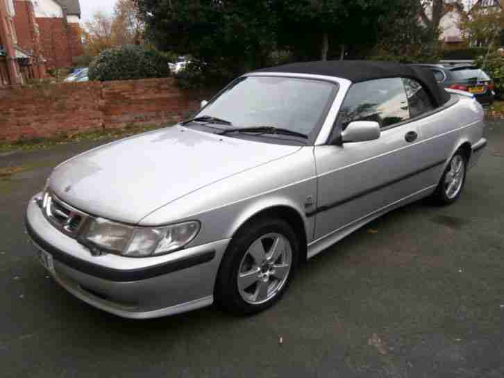 2002 51 Saab 9-3 2.0t Auto Convertible SE Good Service History