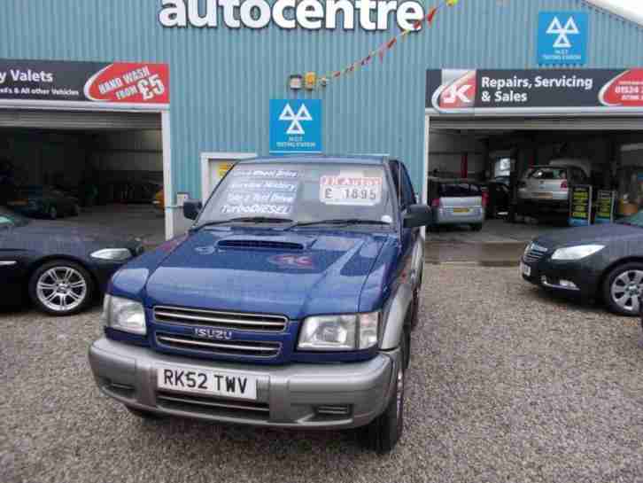 2002 52 ISUZU TROOPER 3.0 SWB DT 1D 157 BHP DIESEL