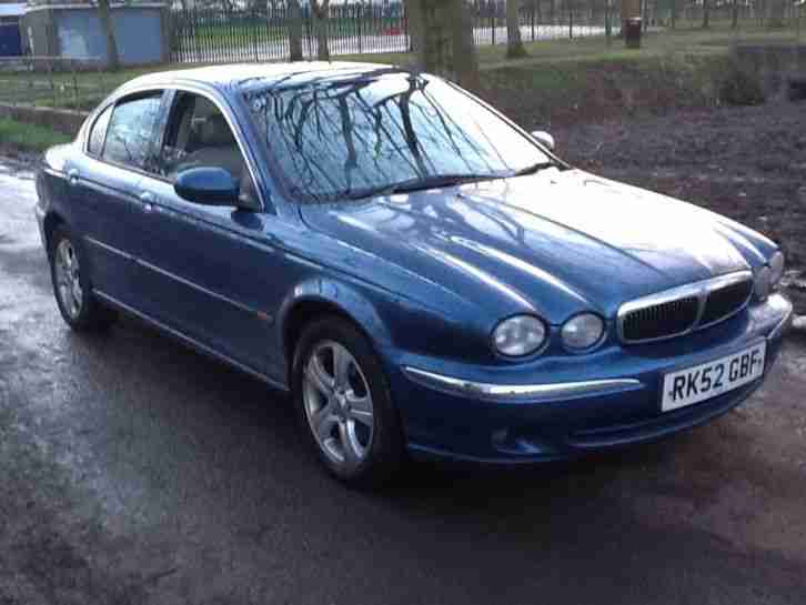 2002 52 JAGUAR X TYPE SE AUTO FULL LEATHER,ONLY 86K,2 OWNERS,FSH,VGC,ONLY £1590