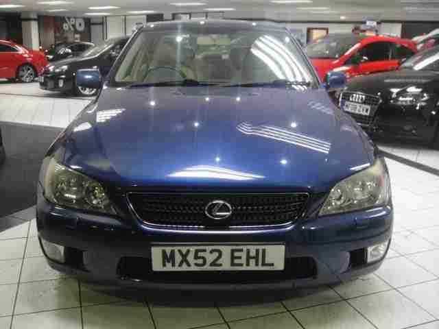 2002 52 LEXUS IS 2.0 200 SE 4D 153 BHP