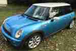 2002 (52) Cooper S Hatch Cobalt Blue