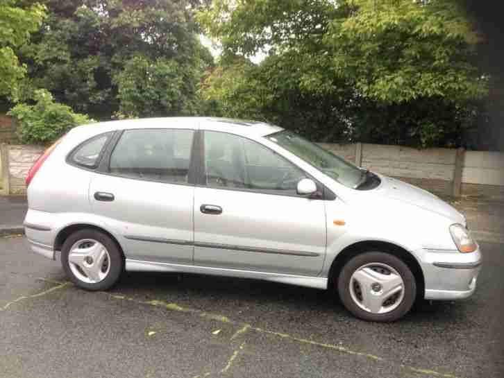 2002 52 NISSAN ALMERA TINO 1.8 SE IN SILVER WITH MOT APRIL 2016