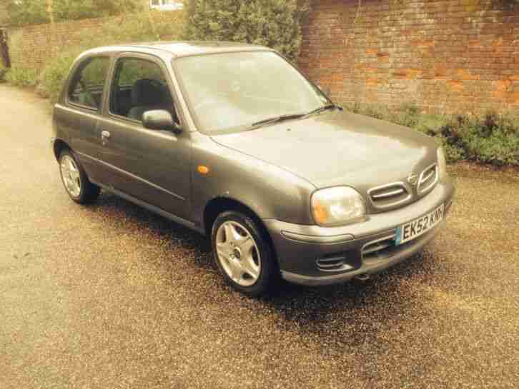2002 52 Nissan Micra 1.0 16v Tempest. Mot and Taxed
