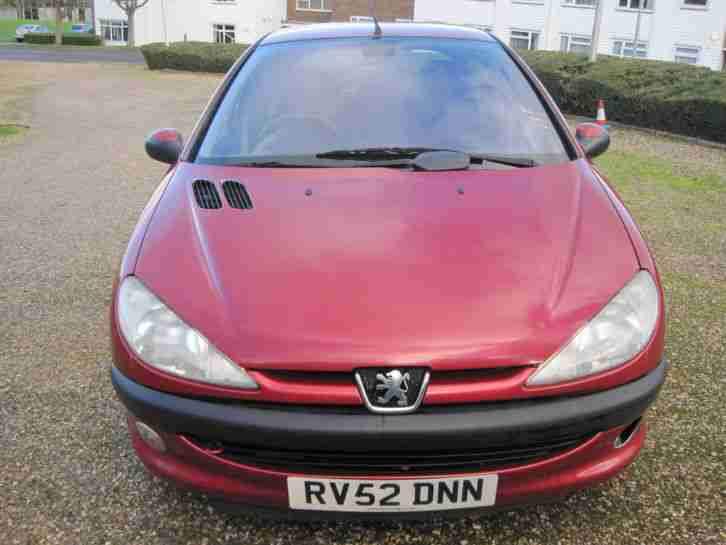 2002/52 PEUGEOT 206 LX HDI DIESEL 5DR HATCH