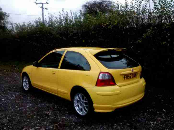 2002, 52 Reg Mg Zr+ 1.4 Full service history only 55,000 miles 3 door Alloys