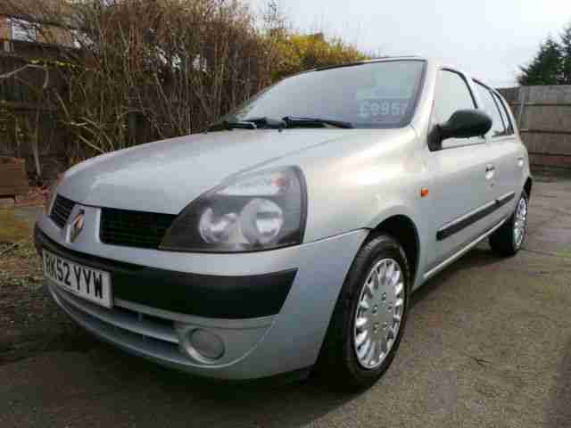 2002/52 Renault Clio 1.2 16v Expression + *PX TO CLEAR* New Cam Belt