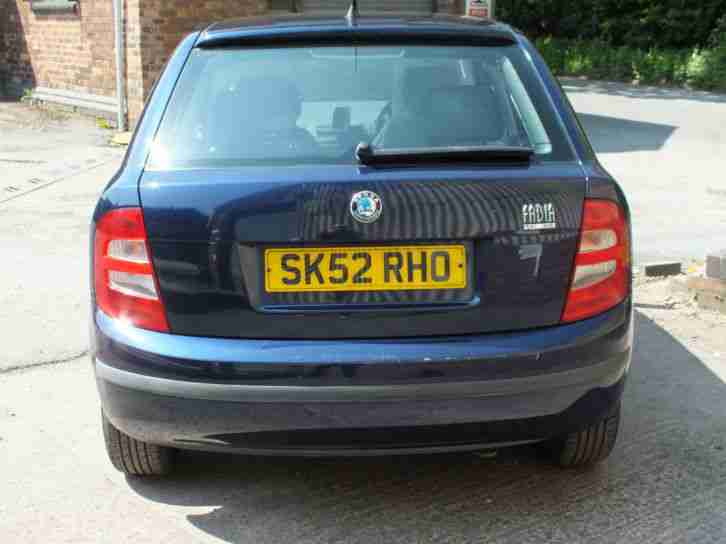 2002 (52) Skoda Fabia 1.9SDi Diesel Manual Car Comfort Range 98k