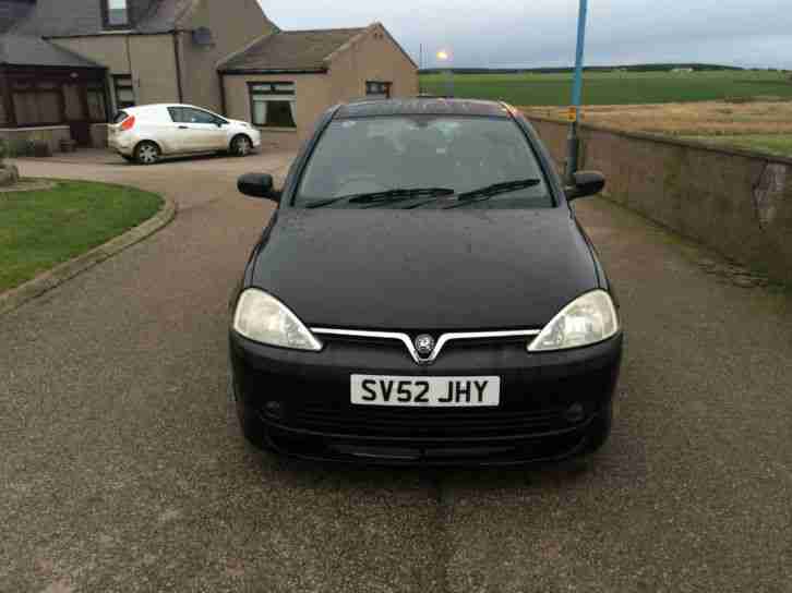 2002 52 Corsa 1.2i 16v SXi Black