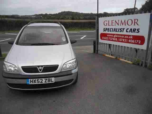 2002(52) Vauxhall Zafira CLUB JUST 57000 MILES!!!!