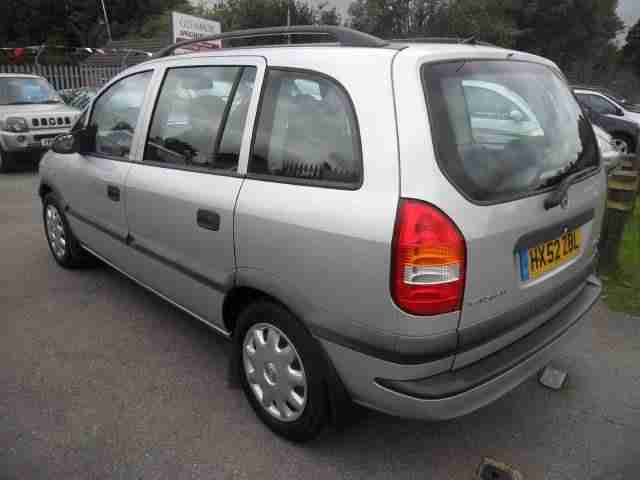 2002(52) Vauxhall Zafira CLUB JUST 57000 MILES!!!!
