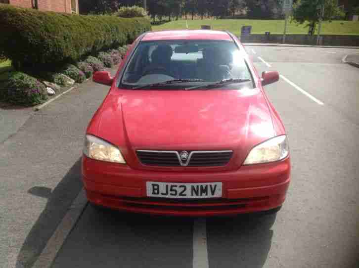 2002(52plate)Vauxhall Astra 1.7dti diesel 12 months mot very low mileage