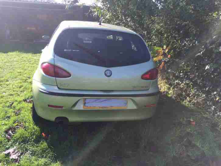 2002 ALFA ROMEO 147 T SPARK LUSSO GREEN for spares or repairs