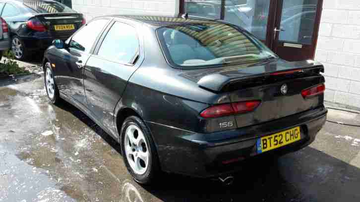 2002 ALFA ROMEO 156 JTD TURISMO BLACK *NO RESERVE*