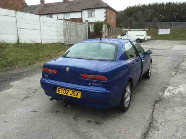 2002 ALFA ROMEO 156 T SPARK TURISMO BLUE SPARES OR REPAIR