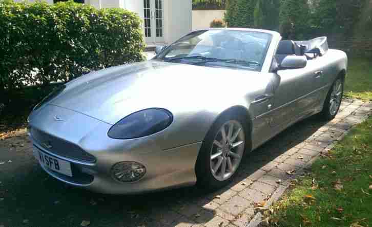 2002 ASTON MARTIN DB7 VANTAGE VOLANTE AUTO SILVER