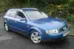 2002 A4 2.5 TDI V6 QUATTRO SPORT BLUE