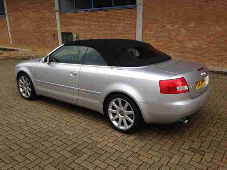 2002 AUDI A4 CONVERTIBLE 3.0 V6 ALL THE EXTRAS INC PRIVATE PLATE INC