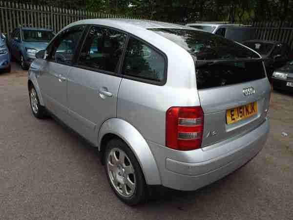 2002 Audi A2 1.4 PETROL MANUAL MY 5 DOOR SILVER