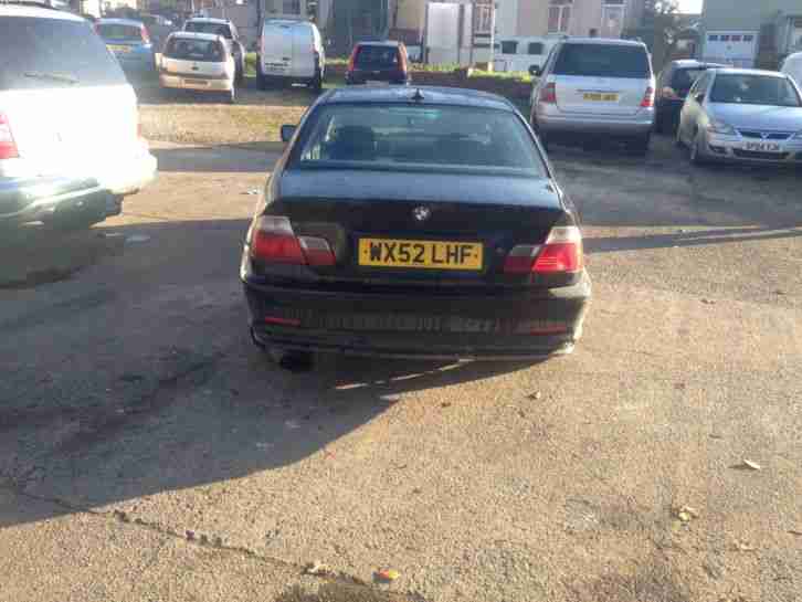 2002 BMW 318CI SE BLACK