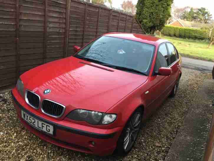 2002 BMW 320D SE RED - 4 door Saloon - Family Car