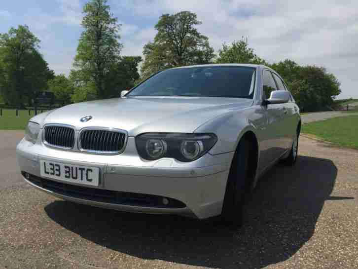 2002 BMW 745 I AUTO SILVER FULL SERVICE HISTORY 12 MONTHS MOT