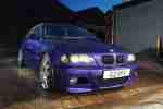 2002 M3 SMG INDIVIDUAL IN VELVET BLUE