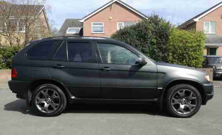 2002 BMW X5 3.0D Sport Satin Black