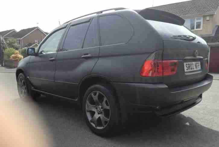 2002 BMW X5 3.0D Sport Satin Black