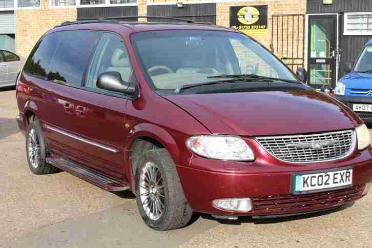 2002 CHRYSLER GRAND VOYAGER CRD LIMITED RED