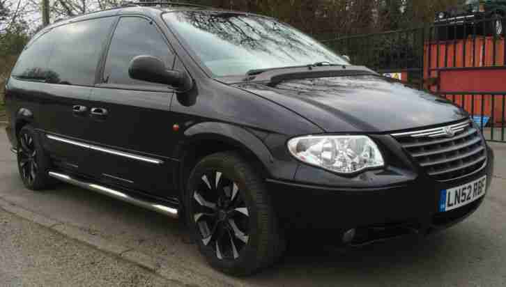 2002 CHRYSLER GRAND VOYAGER LIMITED AUT BLACK,LPG,FULL LOADED,SAT NAV,EXCELLENT