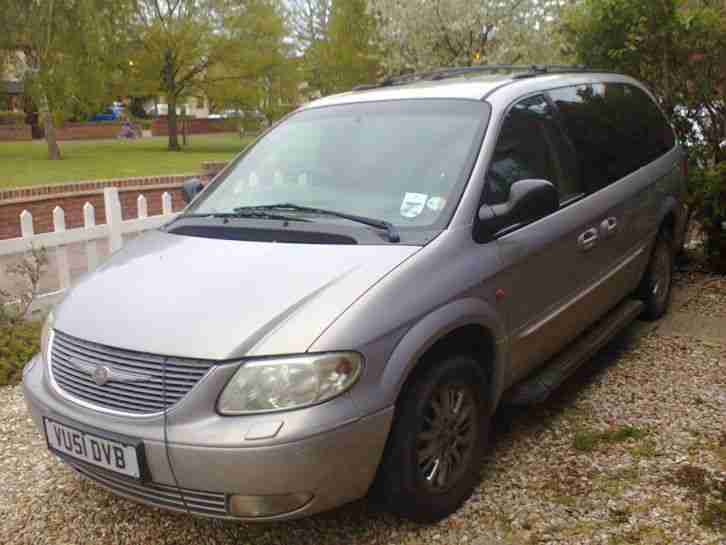 2002 CHRYSLER GRAND VOYAGER LIMITED AUT SILVER