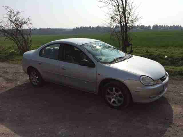 2002 NEON LX AUTO SILVER SPARES OR
