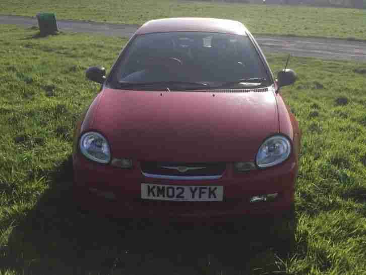 2002 CHRYSLER NEON RT 16V RED