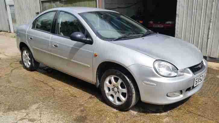 2002 CHRYSLER NEON SPARES OR REPAIRS STARTS RUNS DRIVES JUST NEEDS TYRES NO RES.