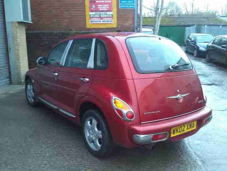 2002 CHRYSLER PT CRUISER TOURING RED, 8 months MOT