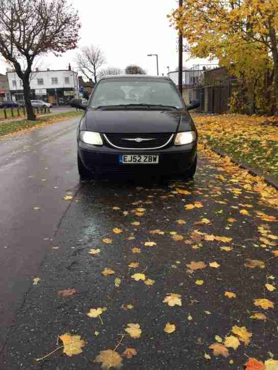 2002 CHRYSLER VOYAGER CRD SE BLACK